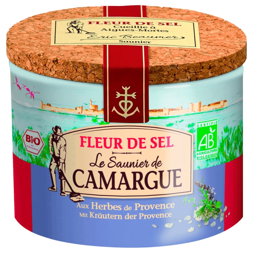 Camargue Bio Fleur de Sel mit Kräutern der Provence 125g